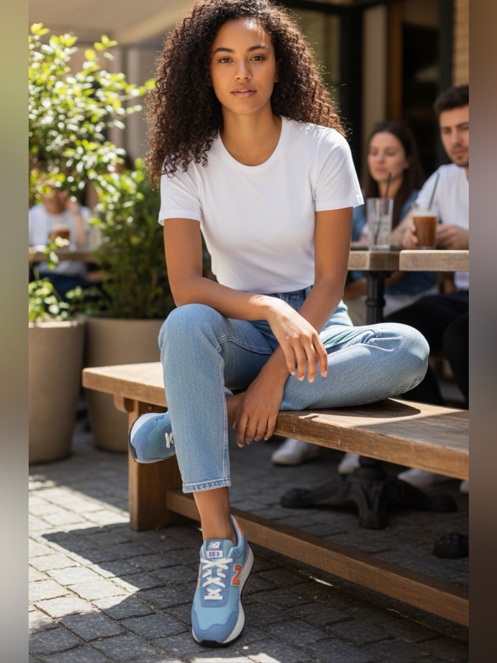 NEW BALANCE 515H Platform Sneaker Women’s 7.5 WL515HAI Blue - Picture 3 of 6